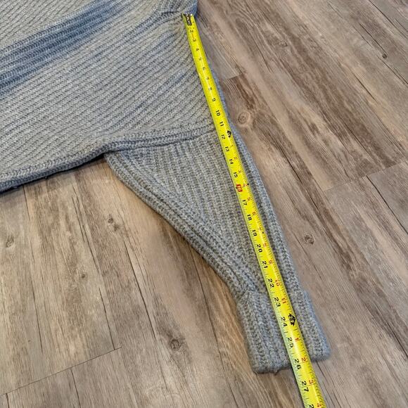 Anthropologie Maeve Athena Cowl Neck Cropped Sweater Grey Blend Size XS - Picture 6 of 7